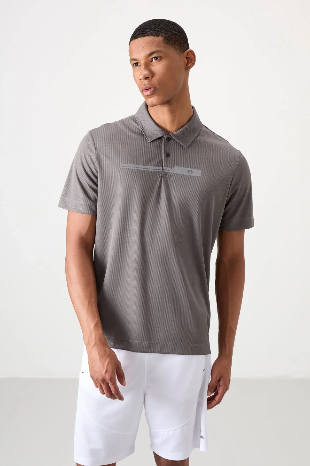 Polo homme performance respirant en polyester stretch - 88393 - Justyol