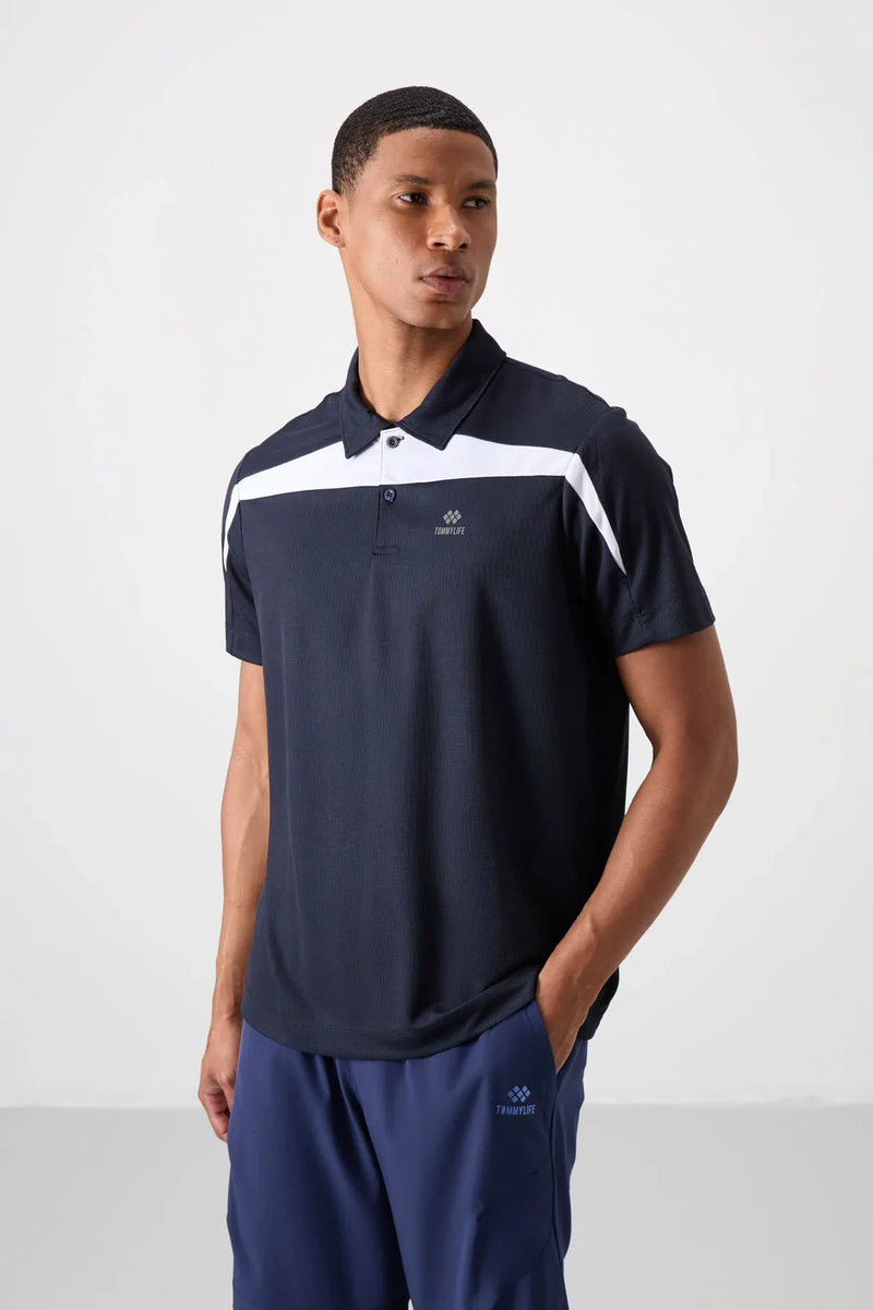 Polo homme performance respirant en polyester stretch - 88392