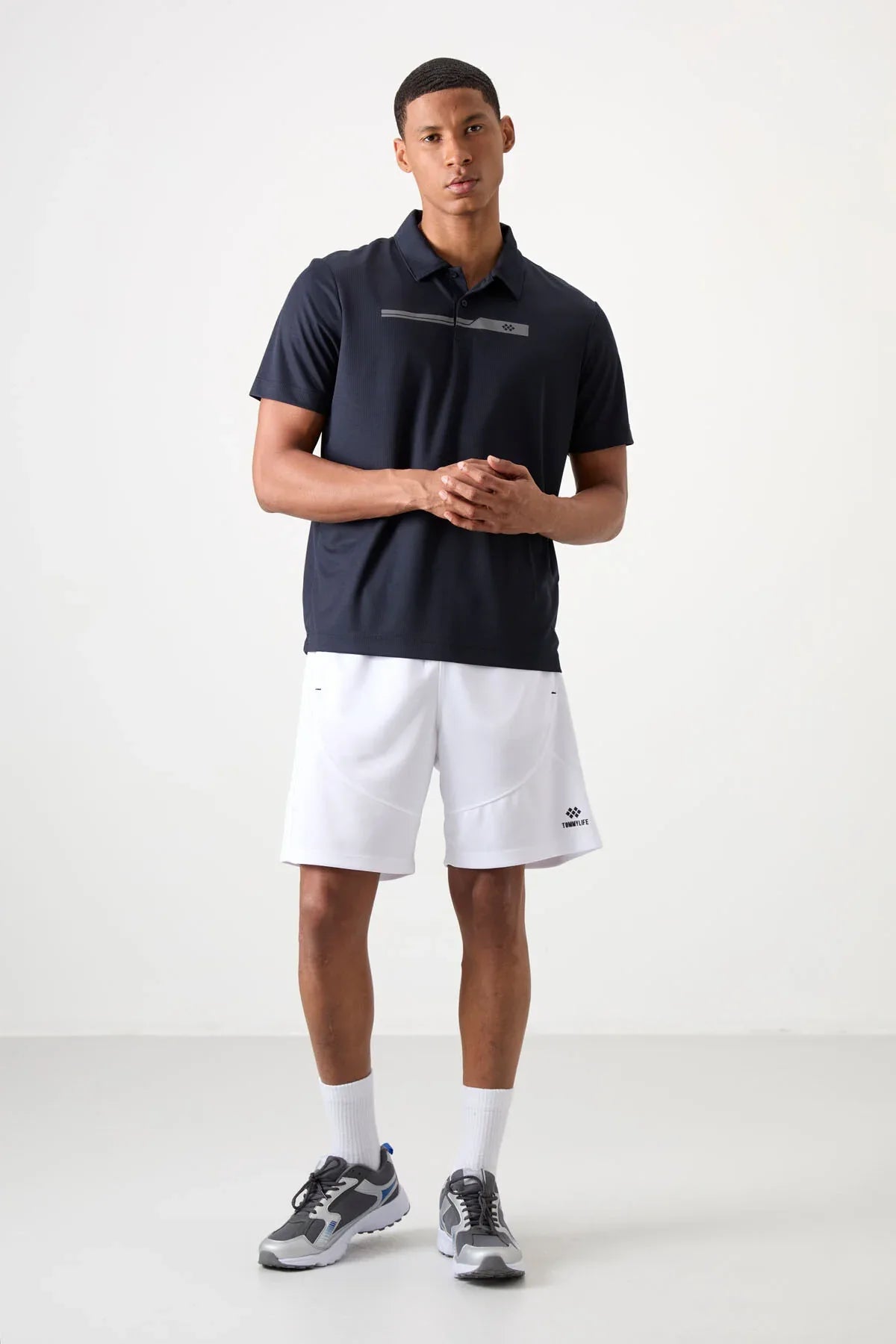 Polo homme performance respirant en polyester stretch - 88393 - Justyol