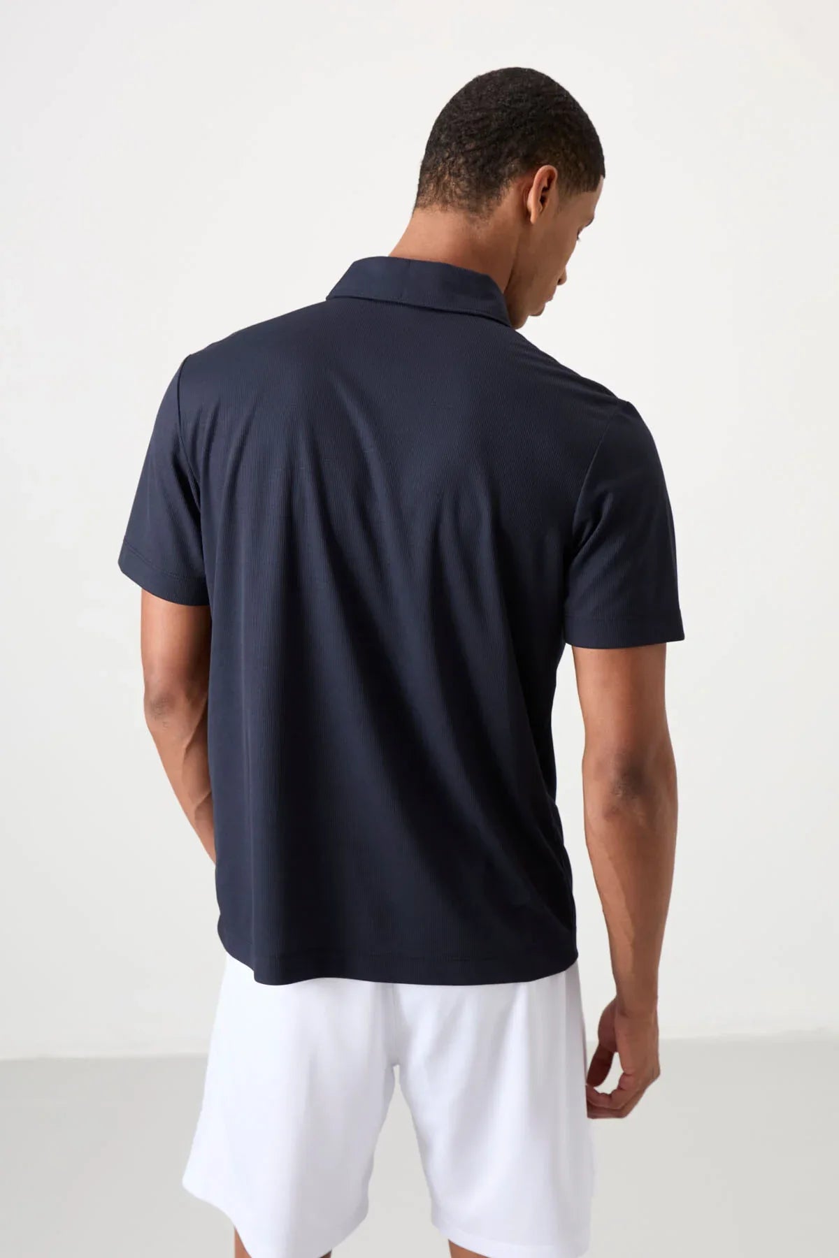 Polo homme performance respirant en polyester stretch - 88393 - Justyol