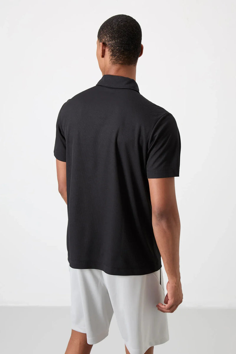 Polo homme performance respirant en polyester stretch - 88392