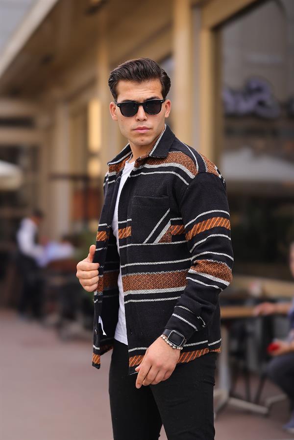 Chemise homme motif ethnique style bohème en coton - Justyol