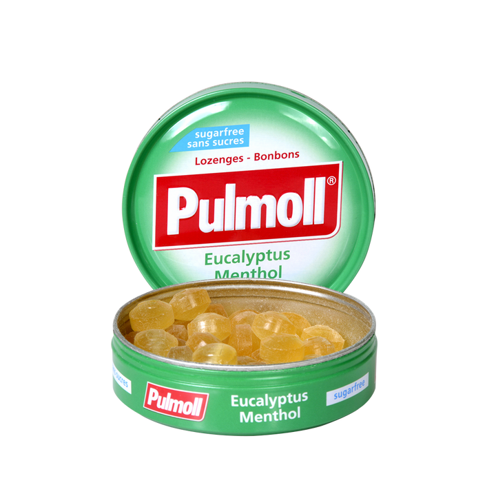 PULMOLL PASTILLES EUCALYPTUS-MENTHOL SANS SUCRE 45 GR