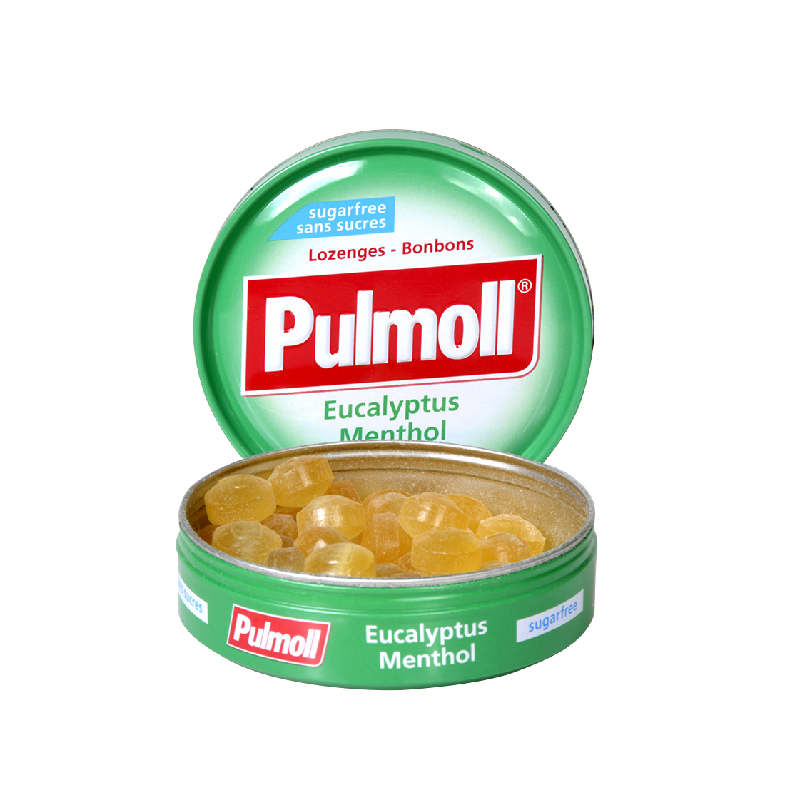 PULMOLL PASTILLES EUCALYPTUS-MENTHOL SANS SUCRE 45 GR