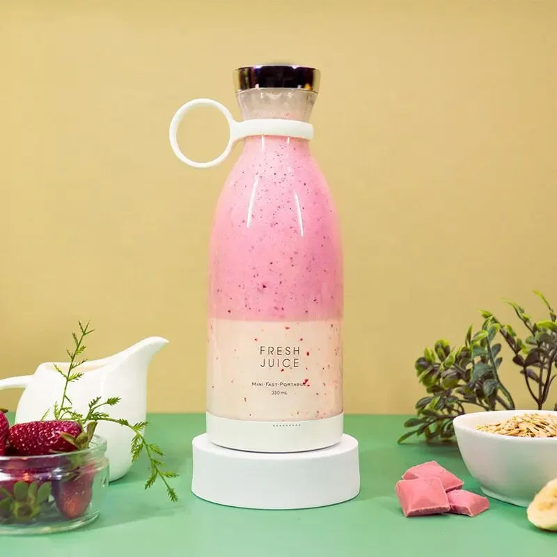 Blender Portable Sans Fil 350 ml – Mixeur à Fruits Rechargeable