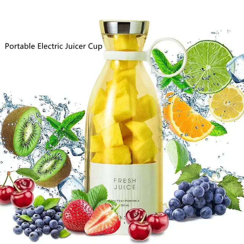 Blender Portable Sans Fil 350 ml – Mixeur à Fruits Rechargeable