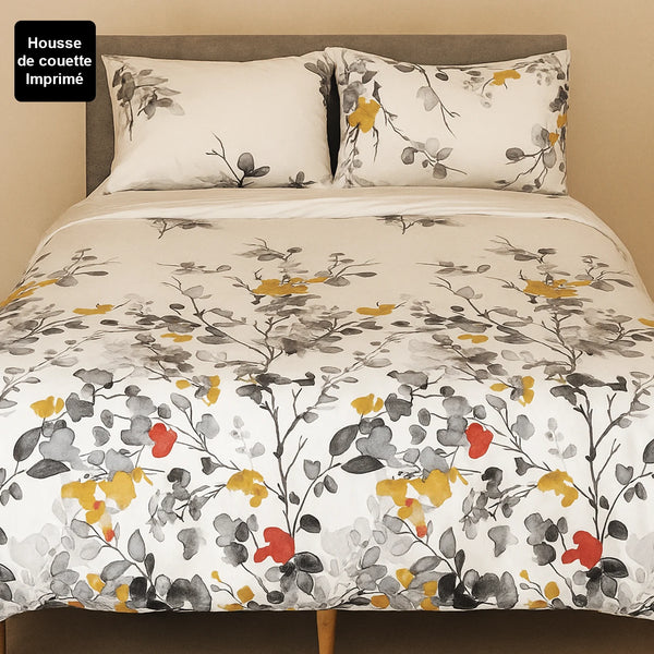 Housse parure de Lit imprimés - 4 Pièces Maison good and well