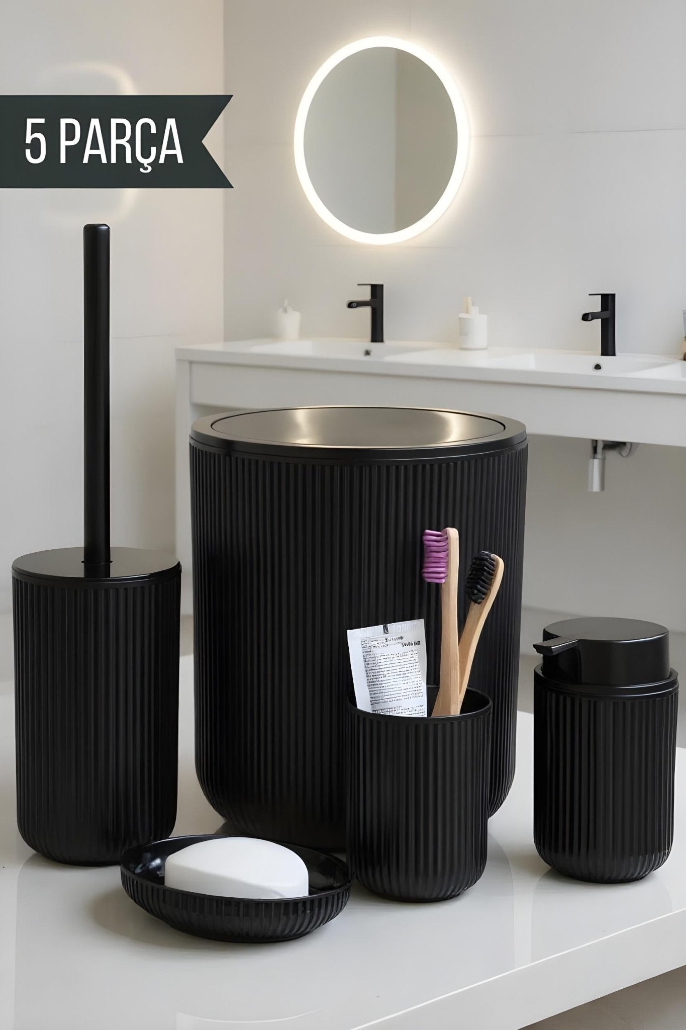 5 Parça Banyo Seti - Justyol