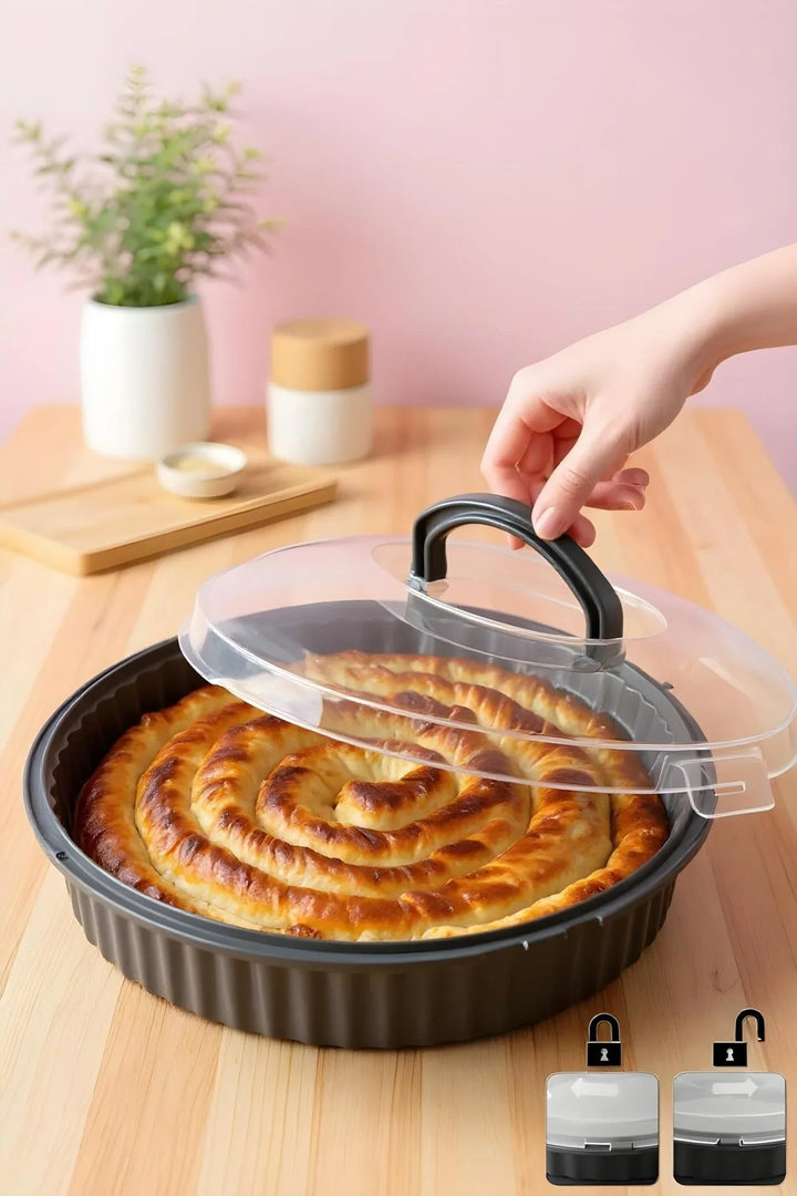 Boîte de transport pour pâtes, gâteaux et pâtisseries – boîte de rangement multifonction – 3800 ml
