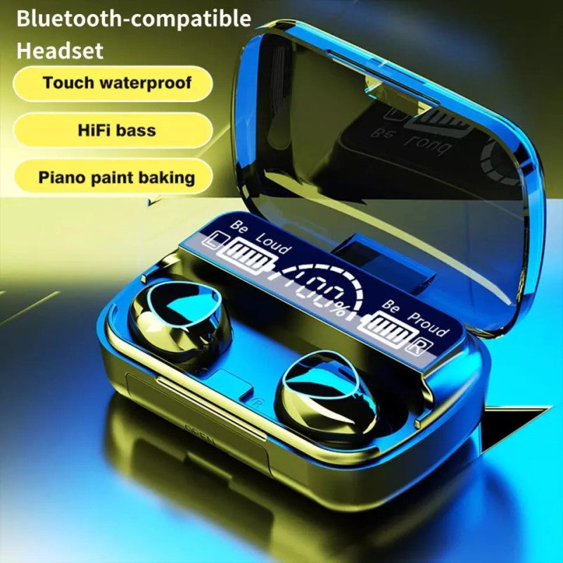 Écouteurs Bluetooth TWS HiFi avec Boîtier de Charge et Écran LED