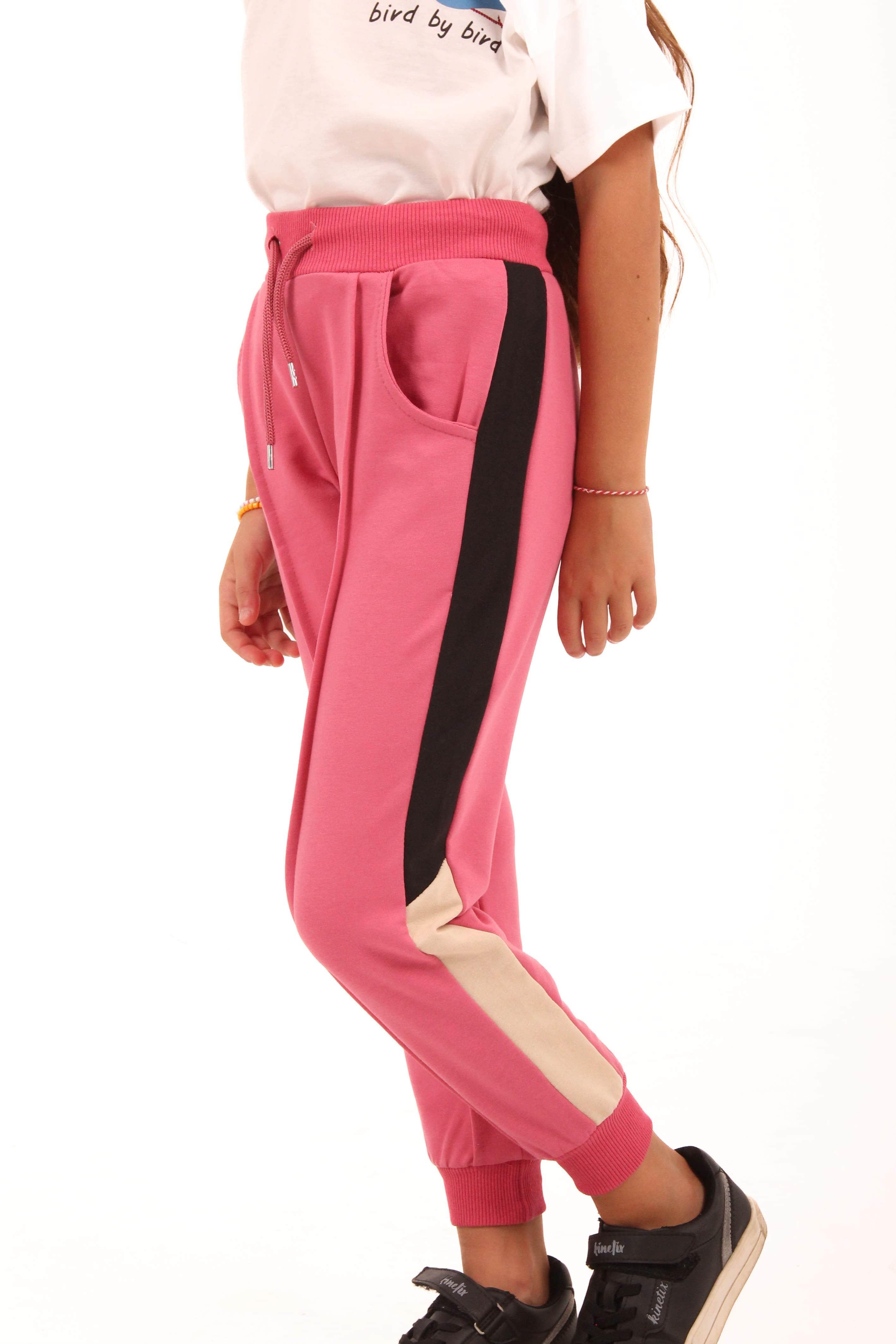 <tc>Pantalon de jogging fille avec détails de garniture</tc>