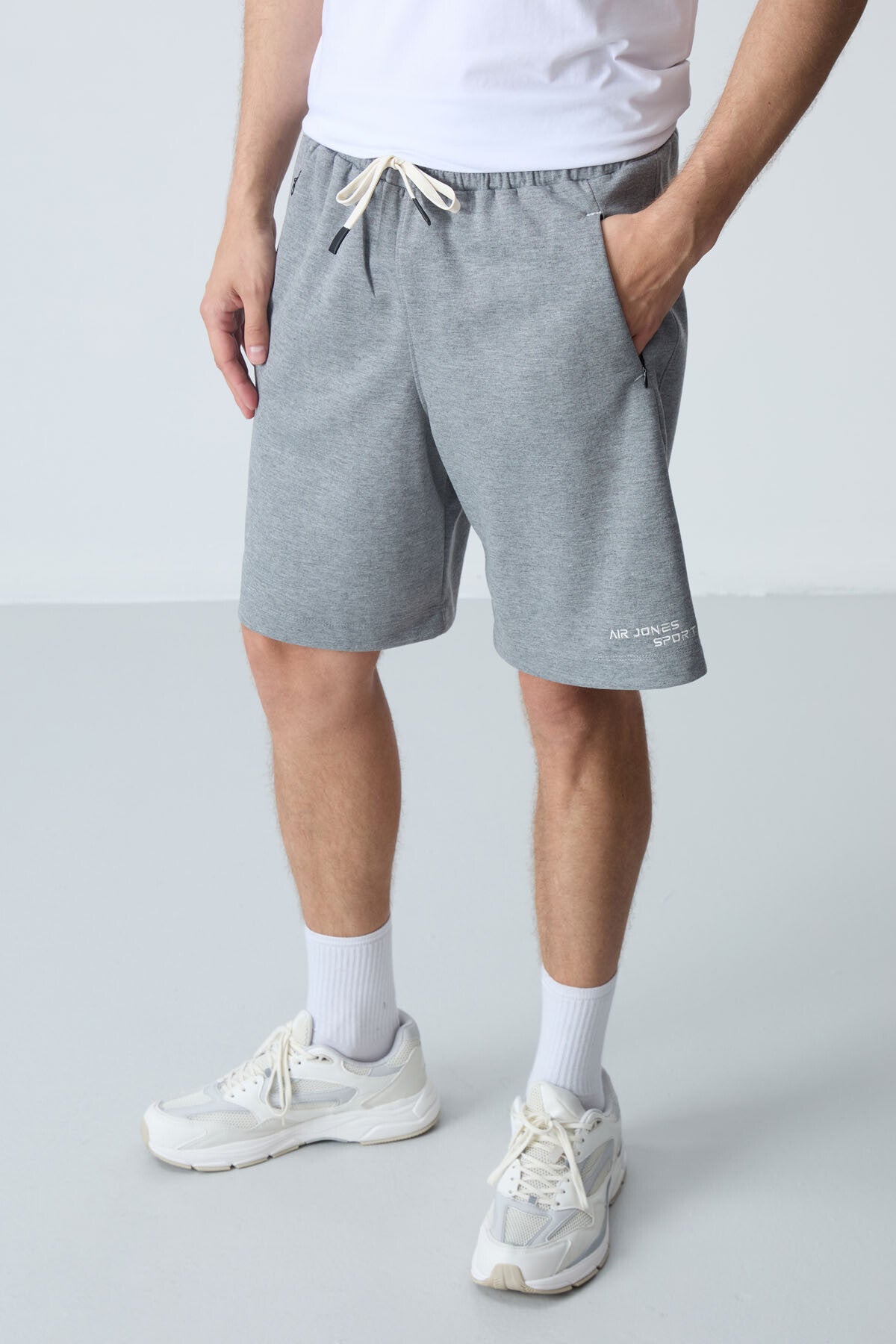 <tc>Short Basique Homme en Coton Épais à Texture Douce, Coupe Standard - 81276</tc>