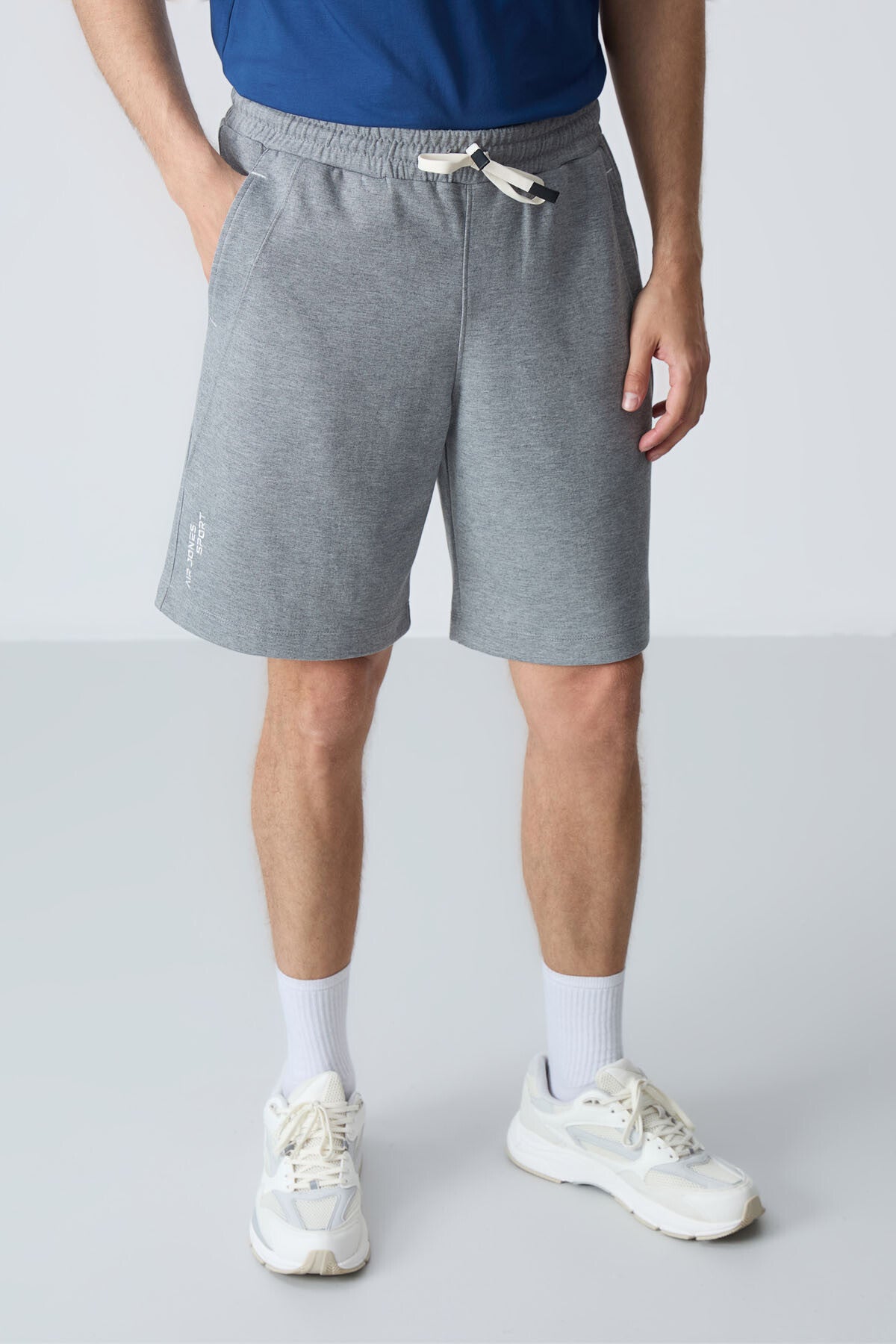 <tc>Short Basique Homme en Coton Épais à Texture Douce, Coupe Standard - 81278</tc>