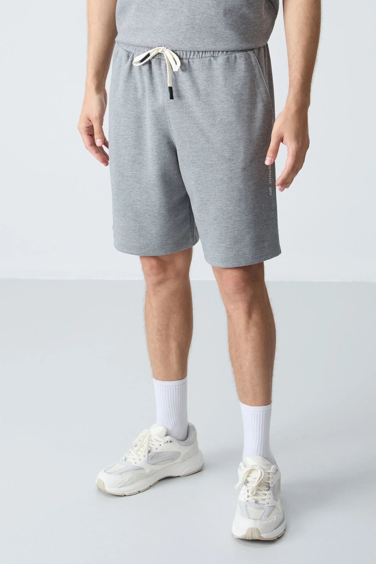 shorts ensemble homme coton épais confort bleu marine- 85257 - Justyol