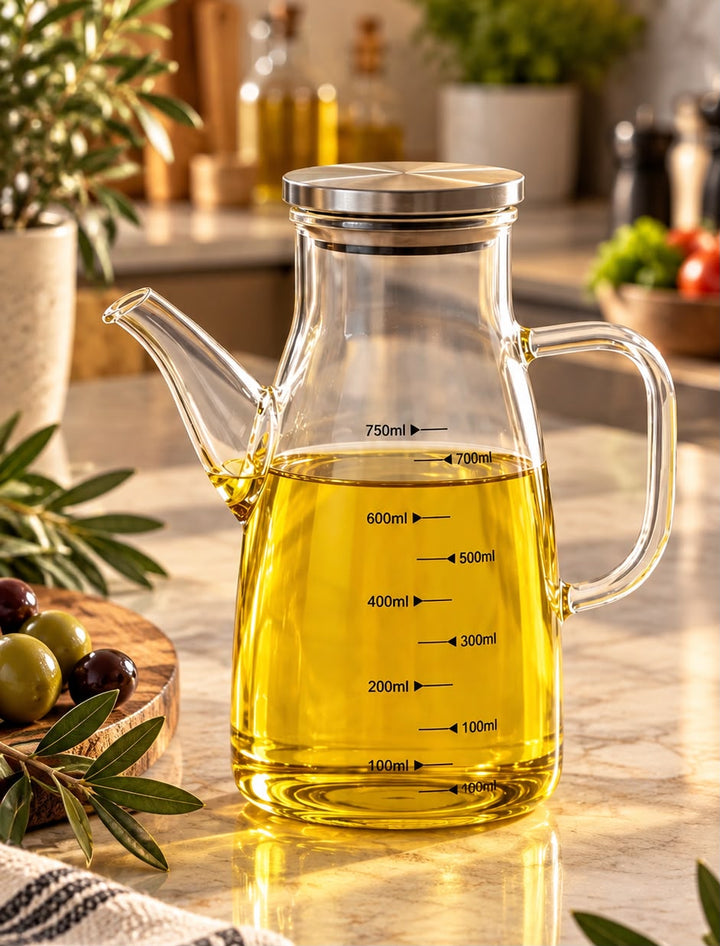 huiliere750ml couvercle inox