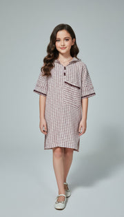 Jellaba Fille – Tissu Chanel