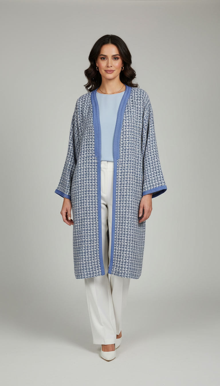 Kimono Makhzania en Tissu Chanel