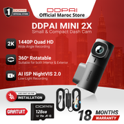 DDPAI Mini 2X – Caméra Voiture 2K avec Carte 128 Go Offerte