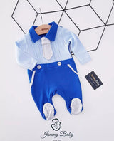 Gleen Ribbed Jumpsuit-BLUE