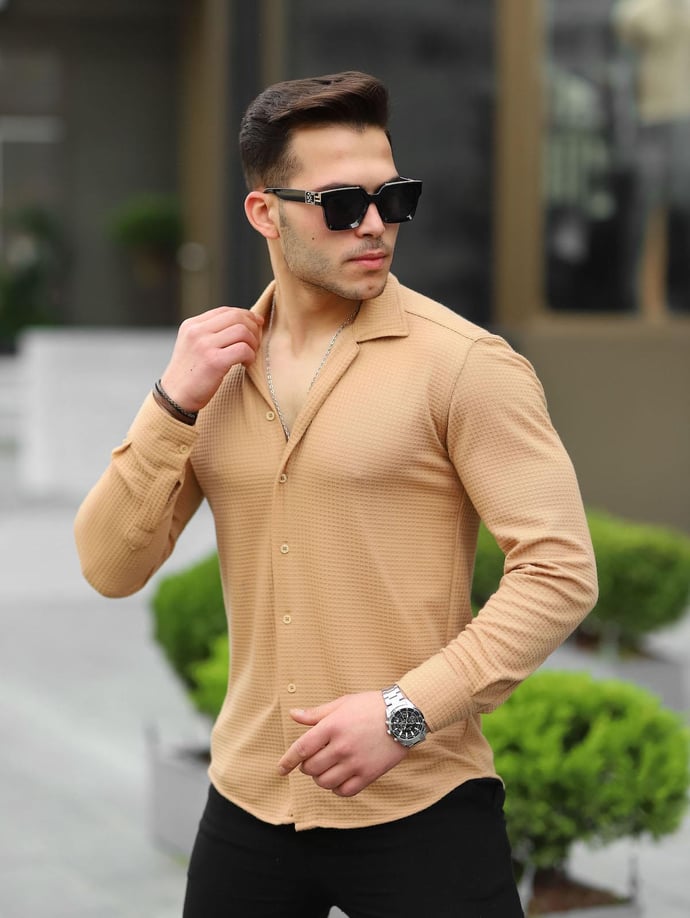 gofret desen gömlek JMen