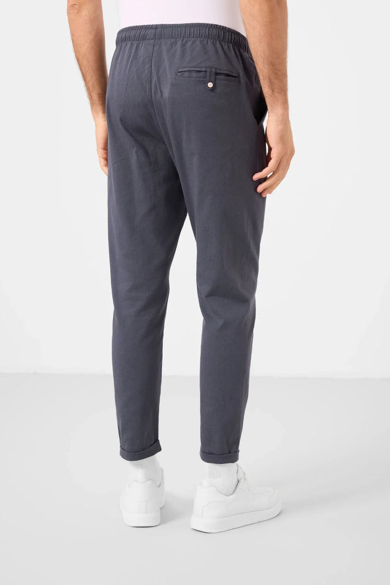 pantalon chino homme léger extensible coupe standard- 82178