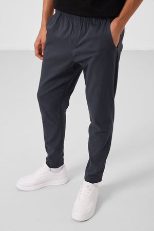 standart fit dokuma hafif esnek chino erkek pantolon - 82180 - Justyol