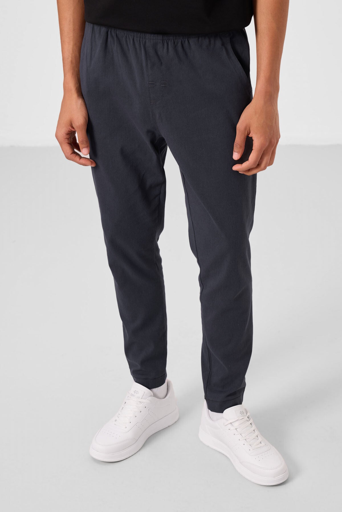 standart fit dokuma hafif esnek chino erkek pantolon - 82180 - Justyol