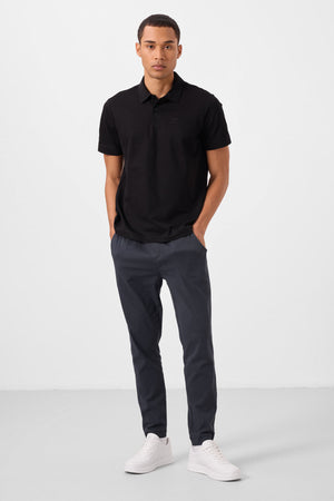 standart fit dokuma hafif esnek chino erkek pantolon - 82180 - Justyol