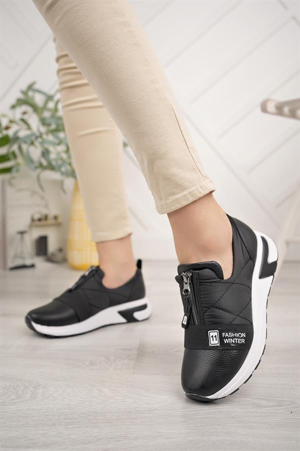 <tc>aymood Chaussures décontractées pour femme avec détails en élastique à rayures</tc>