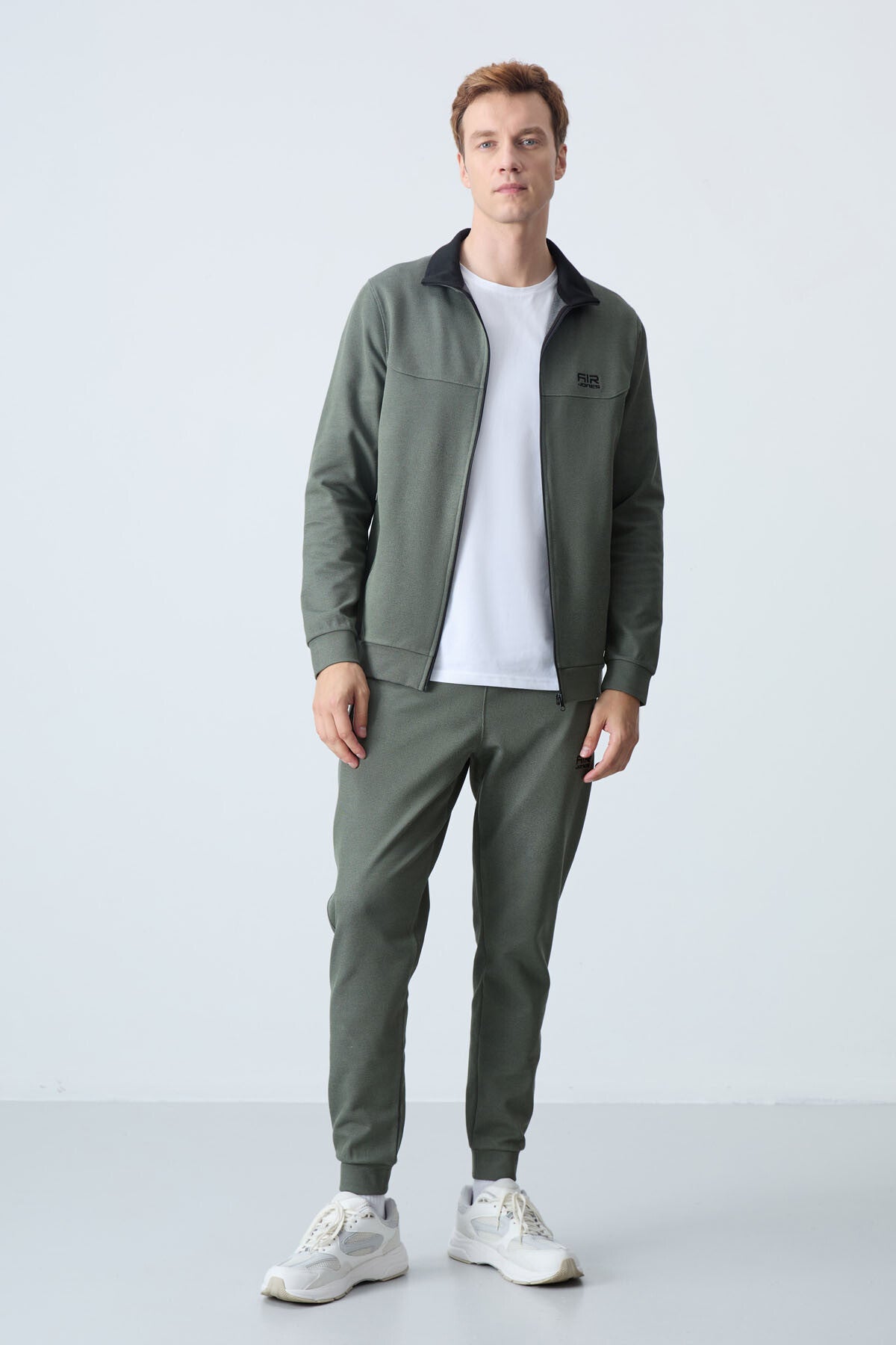 hugo gri melanj - siyah jogger erkek eşofman takim - 85198 - Justyol