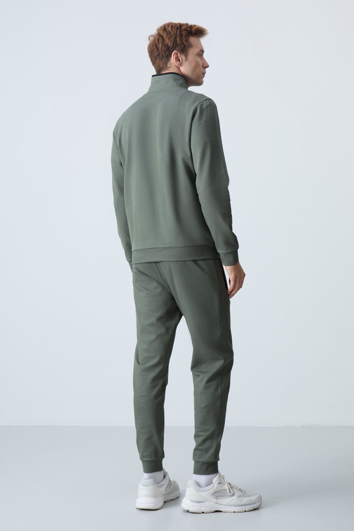 hugo gri melanj - siyah jogger erkek eşofman takim - 85198 - Justyol