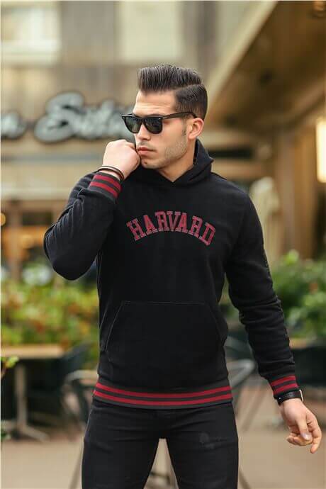 Harvard Nakışlı Polar Sweatshirt