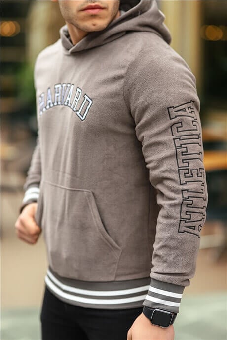 Harvard Nakışlı Polar Sweatshirt - Justyol