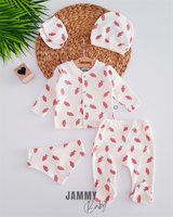 carrot themed 5 piece newborn set