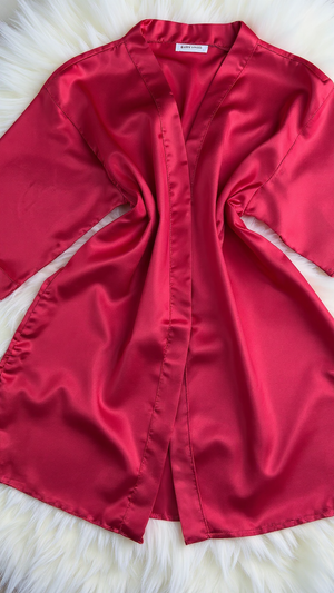 Robe 402 -Luxury Satin Kimono Robe Erotica