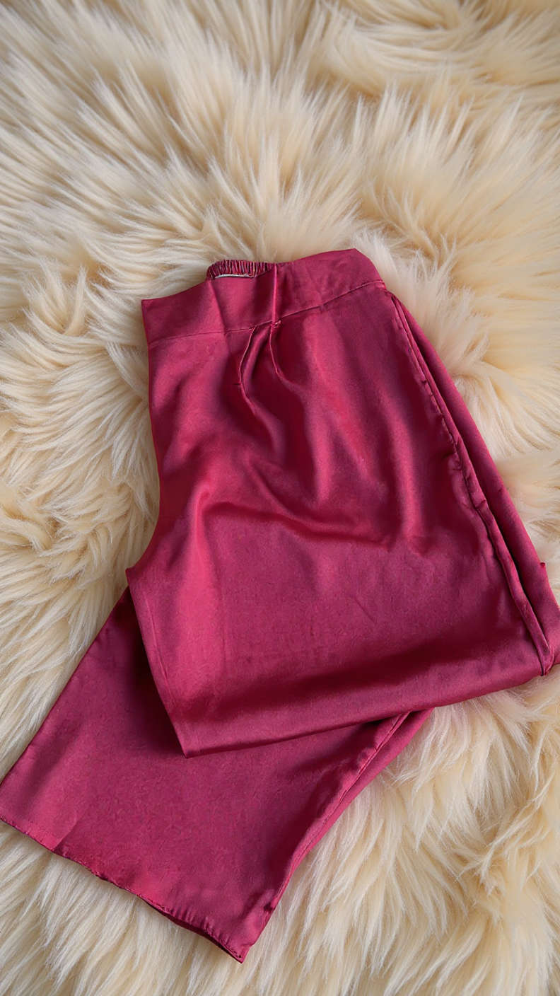 Pajama set 704 -Refined Satin Pajama Set with Lace Details Erotica