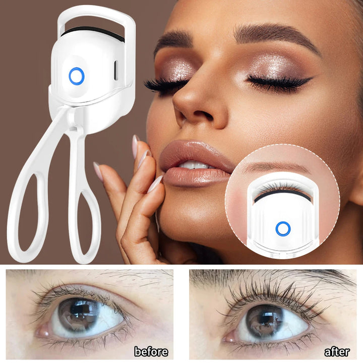 Recourbe-Cils Chauffant Électrique Rechargeable avec Contrôle de Température