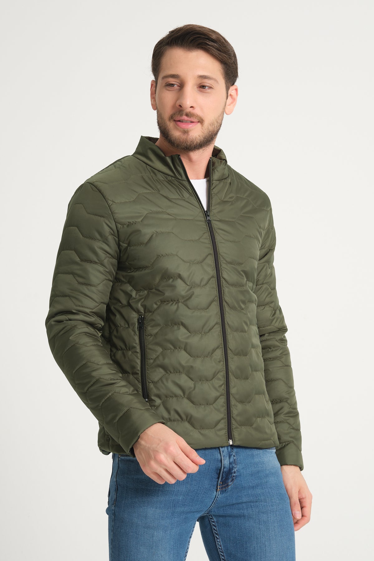 <tc>Blouson de sport matelassé</tc>