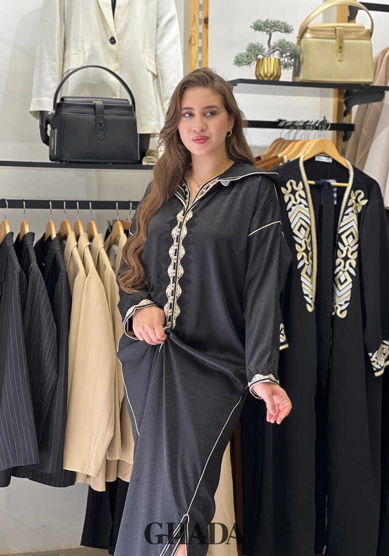 Djellaba deux pièces en Kamkha