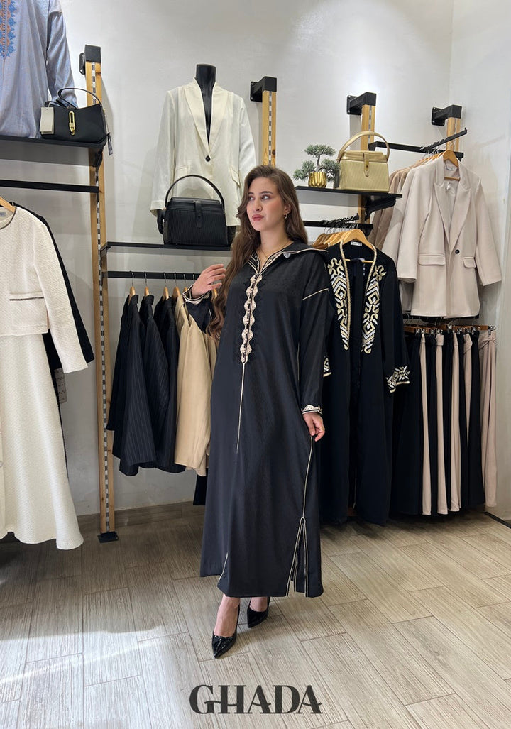 Djellaba deux pièces en Kamkha