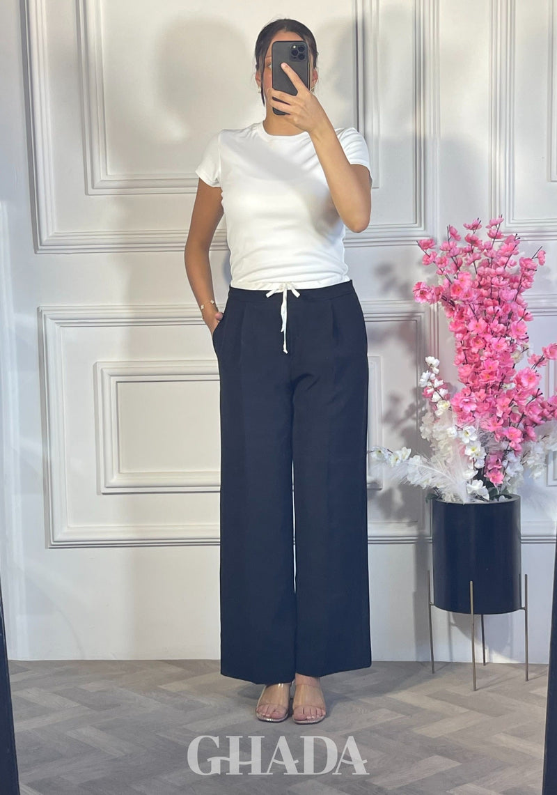 PANTALON CUPE AMESTERDAM - EN NOIR