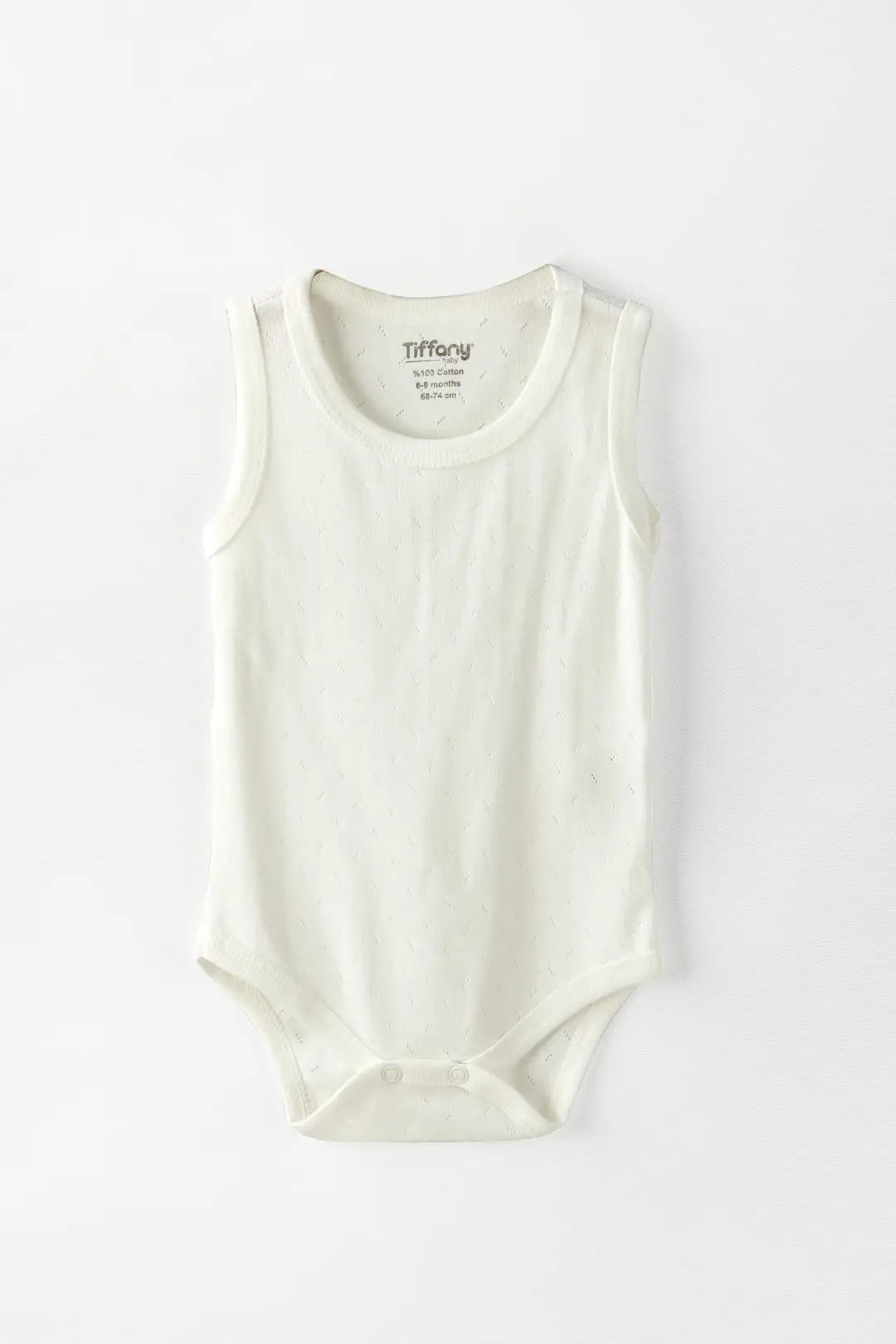 Body Débardeur Bébé Jacquard Respirant en Coton