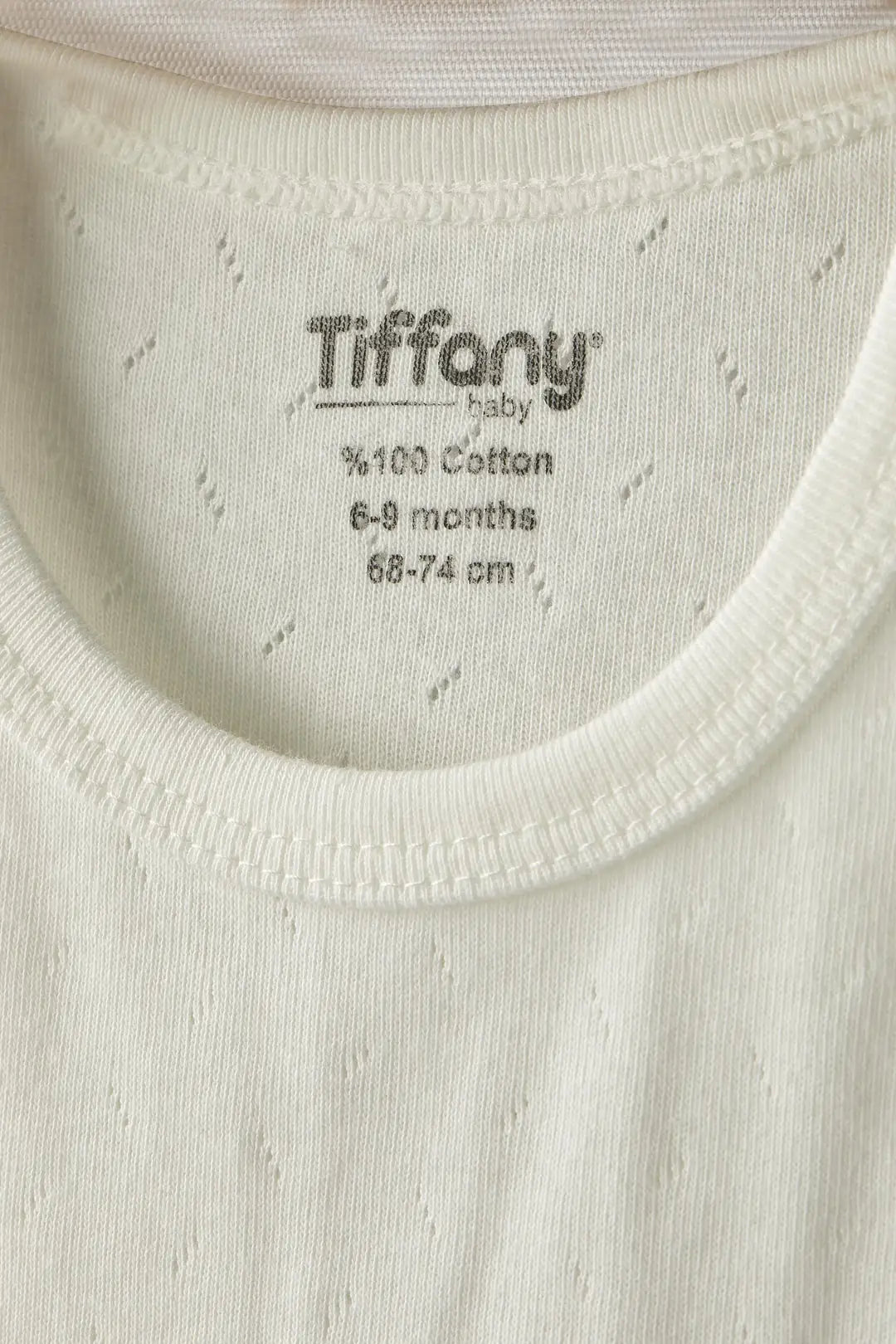 Body Débardeur Bébé Jacquard Respirant en Coton