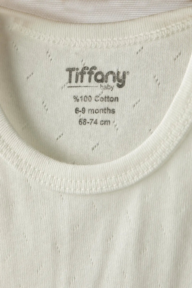 Body Débardeur Bébé Jacquard Respirant en Coton
