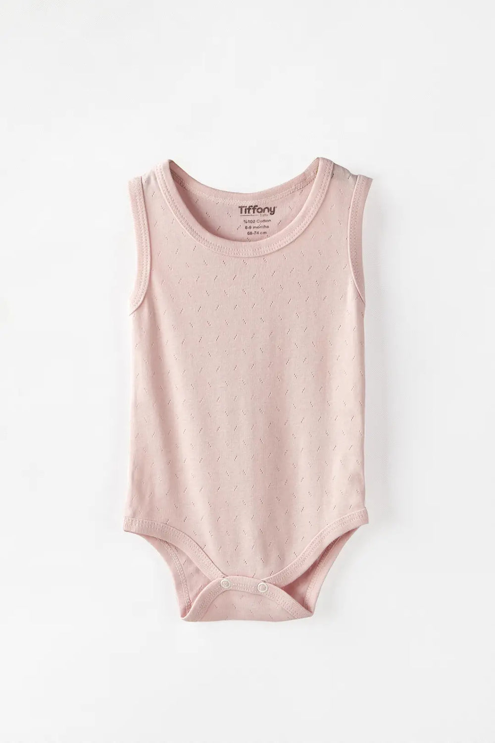 Body Débardeur Bébé Jacquard Respirant en Coton