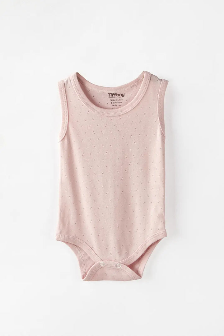 Body Débardeur Bébé Jacquard Respirant en Coton