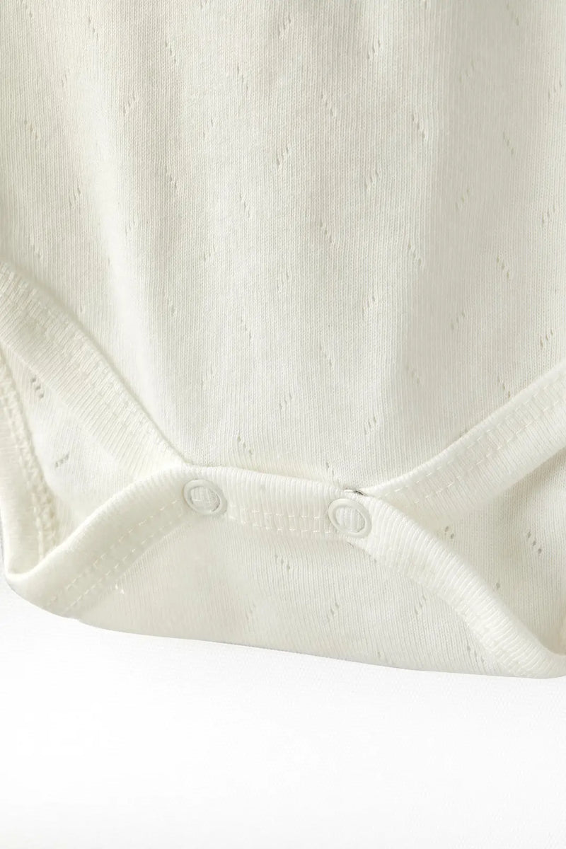 Body Débardeur Bébé Jacquard Respirant en Coton