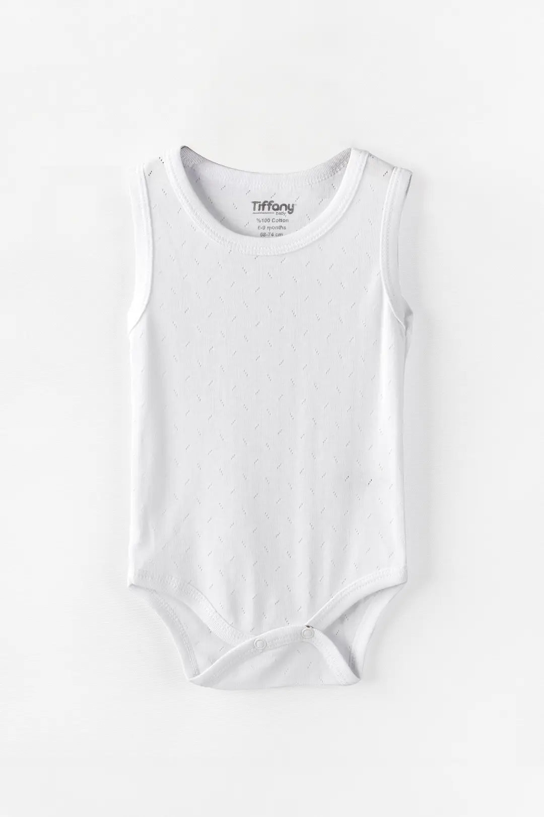 Body Débardeur Bébé Jacquard Respirant en Coton