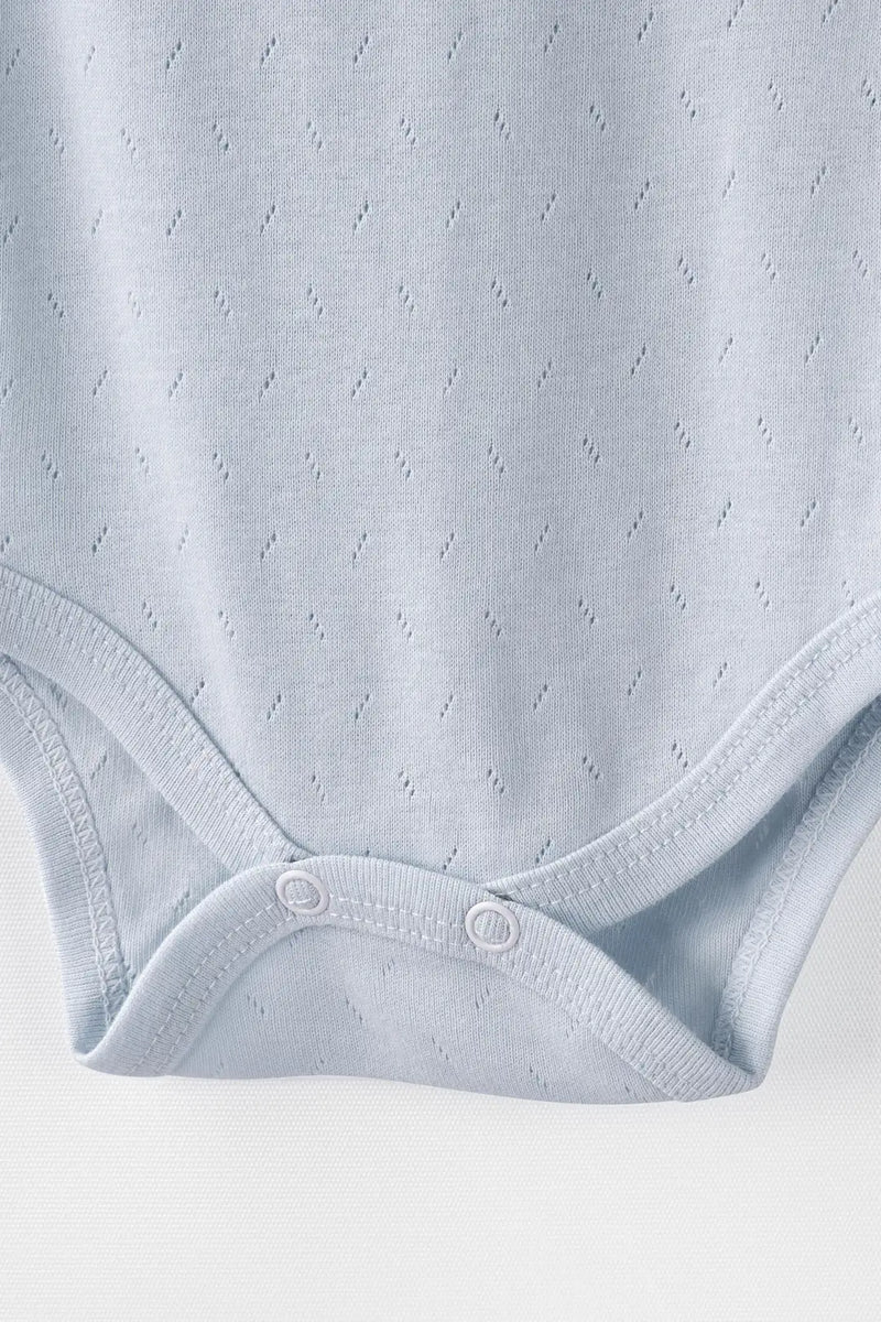 Body Débardeur Bébé Jacquard Respirant en Coton