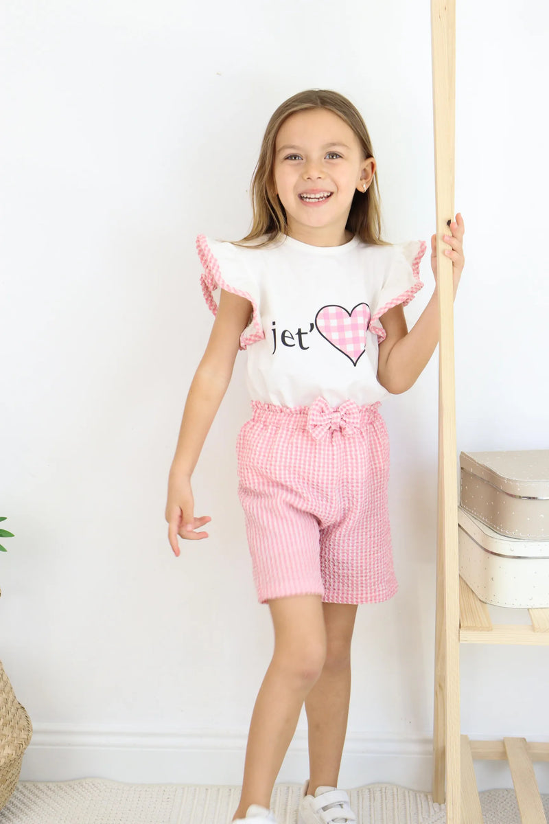 Ensemble Fille 2 Pièces Imprimé Jet Love